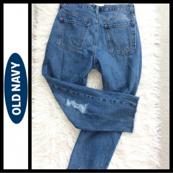 Old Navy High Rise Slouchy Straight Jeans - Picture 5 of 12